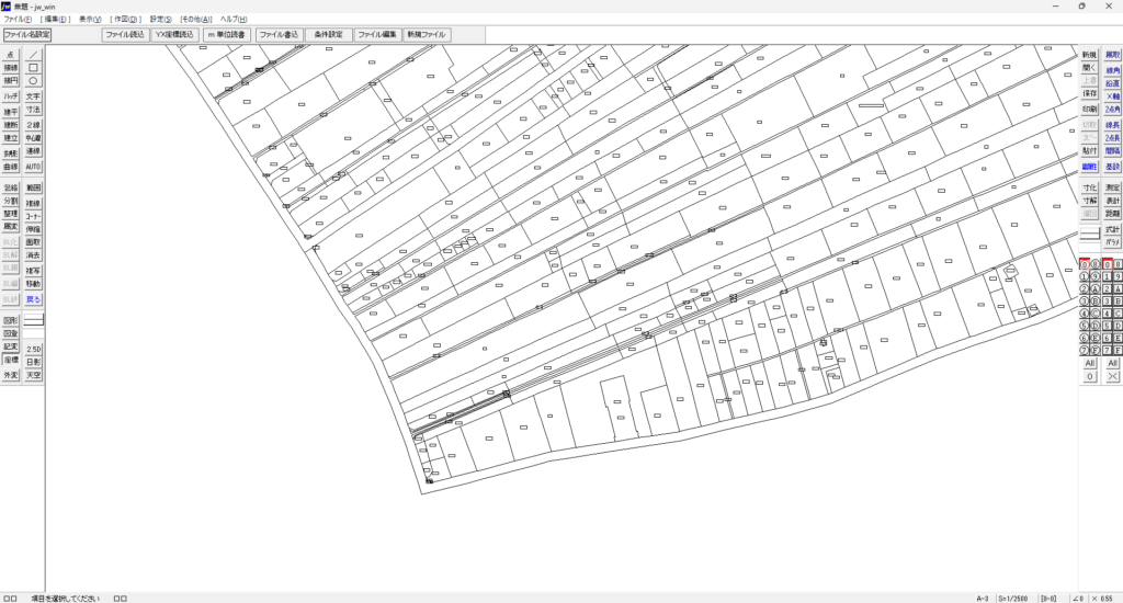 地図データ（GeoJSON）＞Jw-cad座標データ変換ツール